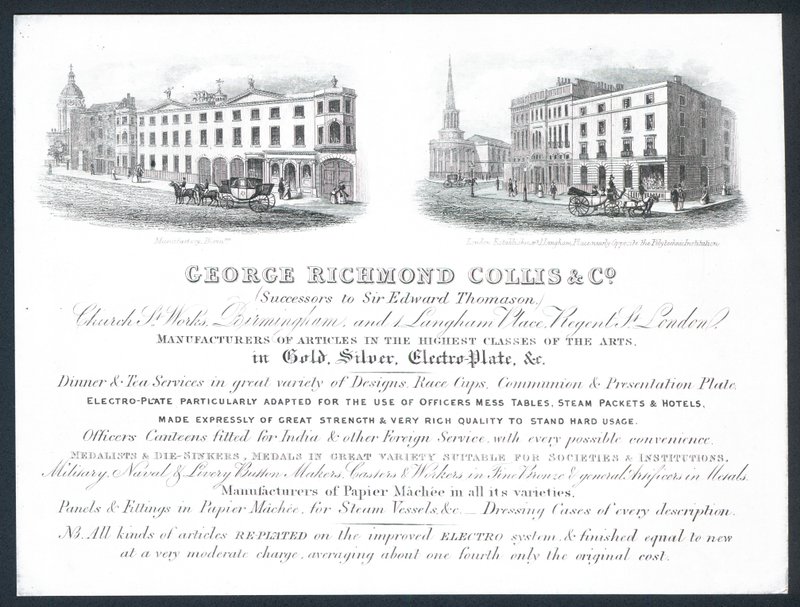 George Richmond Collis & Co, kauppakortti tekijältä English School