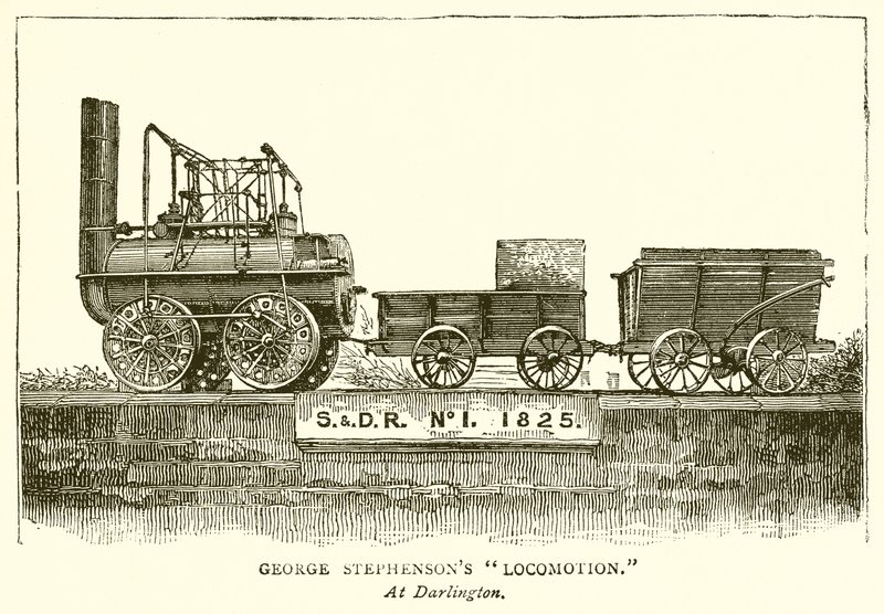 George Stephensons -liike. Darlingtonissa tekijältä English School