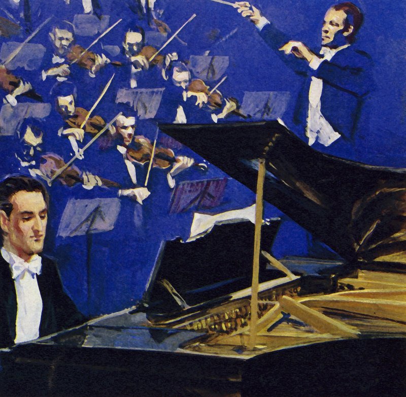 Gershwin itse esitti konserton F-muodossa Carnegie Hallissa tekijältä English School