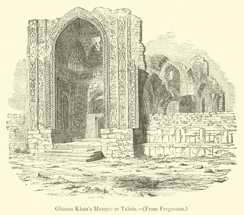 Ghazan Khanin moskeija Tabrizissa (kaiverrus) (kaiverrus) tekijältä English School
