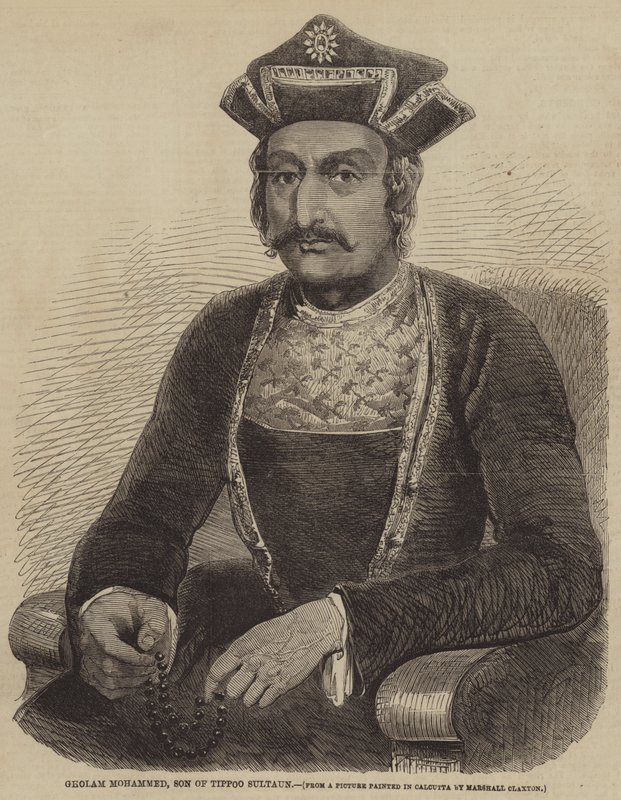 Ghulam Muhammad, Tippoo Sultanin poika (kaiverrus) tekijältä English School