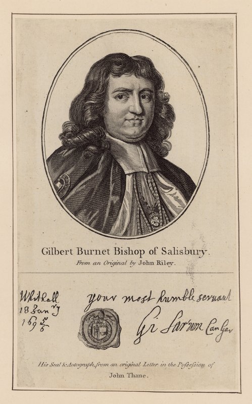 Gilbert Burnet, Salisburyn piispa tekijältä English School