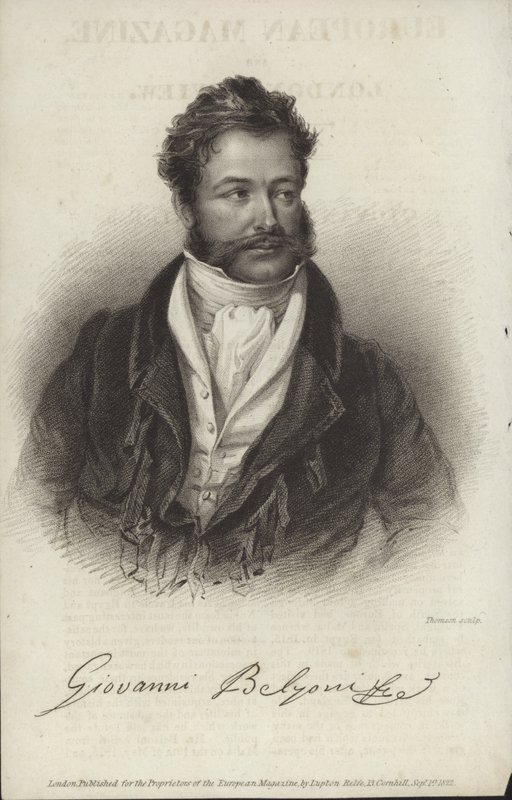 Giovanni Battista Belzoni tekijältä English School