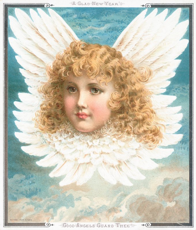 Good Angels Guard Sinua, uudenvuoden kortti tekijältä English School