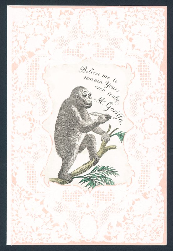 Gorilla ystävänpäiväkortti tekijältä English School