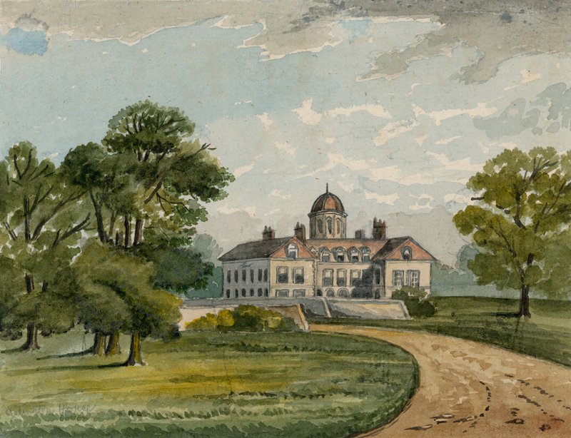 Goring House, myöhemmin Arlington House, Buckinghamin palatsin paikalla (paperilla wc) tekijältä English School