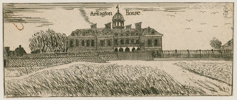 Goring House, myöhemmin Arlington House, Buckinghamin palatsin paikalla tekijältä English School
