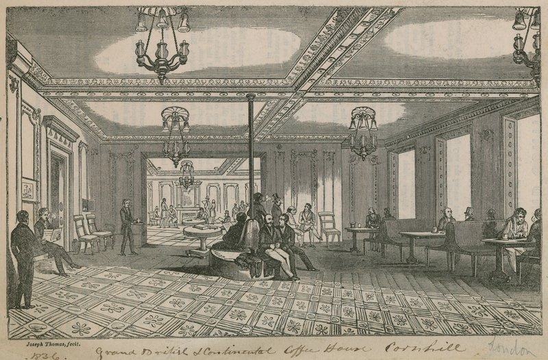 Grand British and Continental Coffee House, Cornhill tekijältä English School
