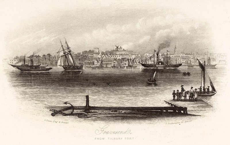 Gravesend Tilburyn linnoituksesta tekijältä English School