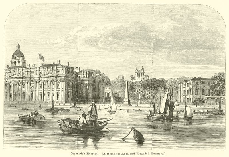 Greenwich Hospital, ikääntyneiden ja haavoittuneiden merimiesten koti tekijältä English School