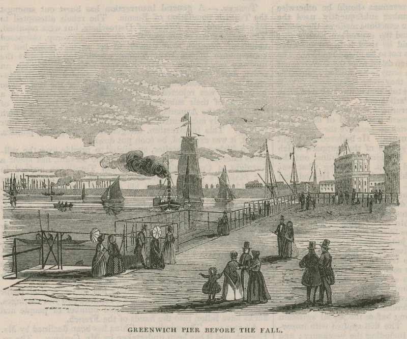 Greenwich Pier ennen syksyä tekijältä English School