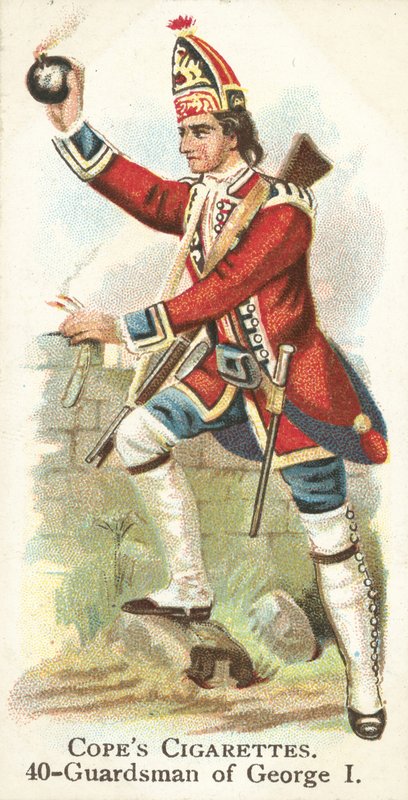 Guardsman, kuningas Yrjö III (chromolitho) tekijältä English School