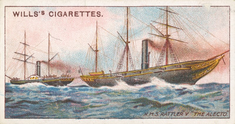 H.M.S. "Rattler" V "The Alecto" tekijältä English School