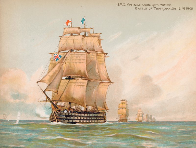 HMS:n voitto Trafalgarin taistelussa tekijältä English School