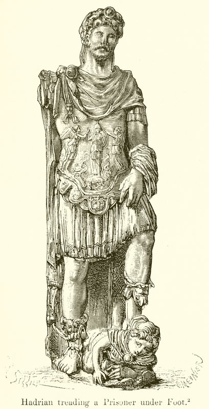 Hadrian tallaa vankia jalkojen alle tekijältä English School