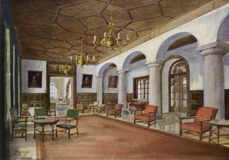 Aula hotellissa (väri litho) tekijältä English School