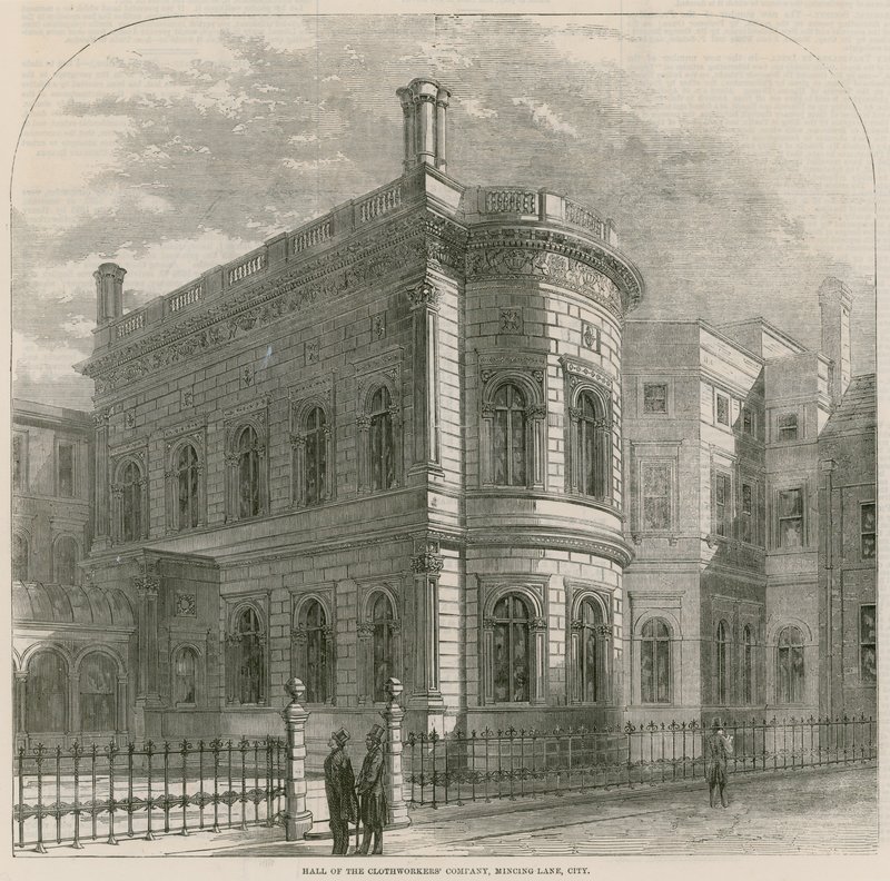 Hall of the Clothworkers Company, Mincing Lane, Lontoo tekijältä English School