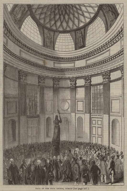 Hall of the Four Courts, Dublin tekijältä English School