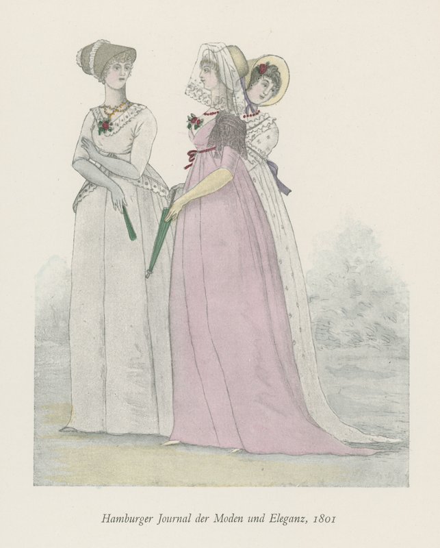 Hampurin muodin ja eleganssin lehti, 1801 tekijältä English School