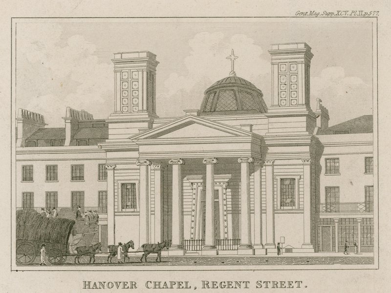 Hannoverin kappeli, Regent Street, Lontoo tekijältä English School