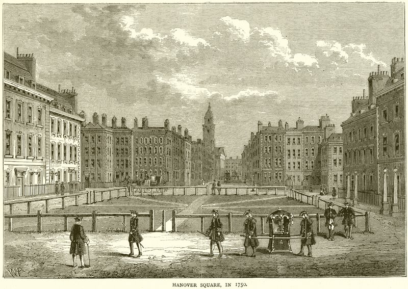 Hannover Square, vuonna 1750 tekijältä English School