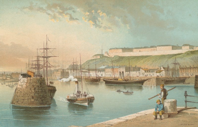 Harbour and Fort Regent, St. Heliers - Jersey tekijältä English School