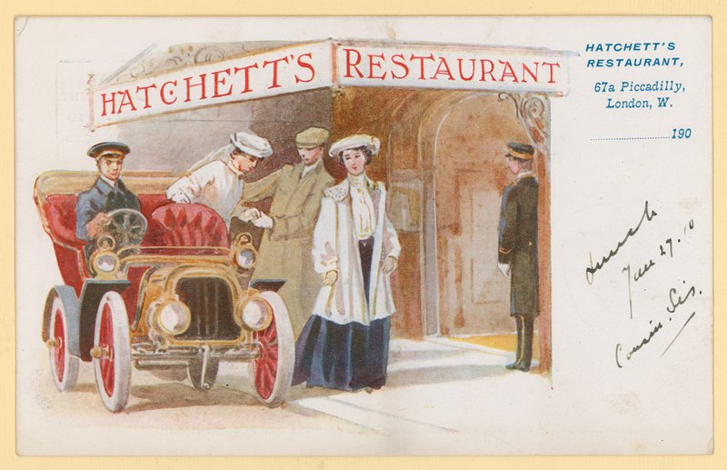 Hatchetts Restaurant, 67a Piccadilly, Lontoo tekijältä English School