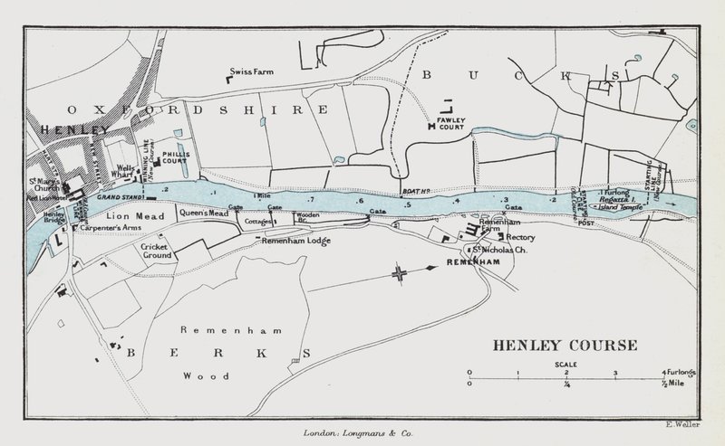 Henley Course (värillinen kaiverrus) tekijältä English School