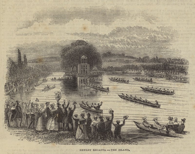 Henley Regatta, saari (kaiverrus) tekijältä English School