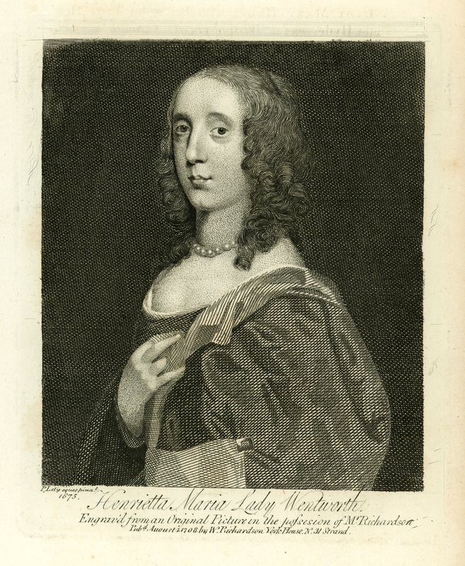 Henrietta Maria, Lady Wentworth tekijältä English School