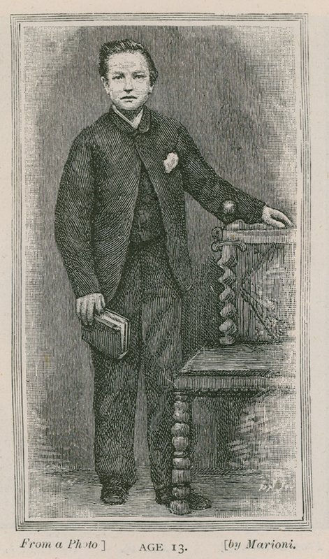 Henry Arthur Jones, näytelmäkirjailija, 13-vuotias tekijältä English School