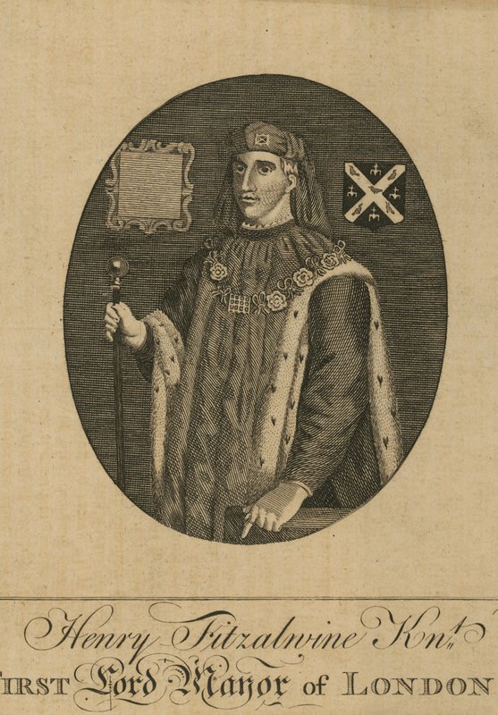 Henry Fitzalwine, Lontoon ensimmäinen pormestari tekijältä English School