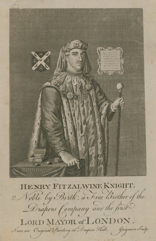 Henry Fitzalwine, Lontoon ensimmäinen pormestari tekijältä English School