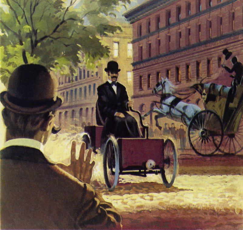 Henry Ford valmisti ensimmäisen käsin rakennetun autonsa vuonna 1892 tekijältä English School