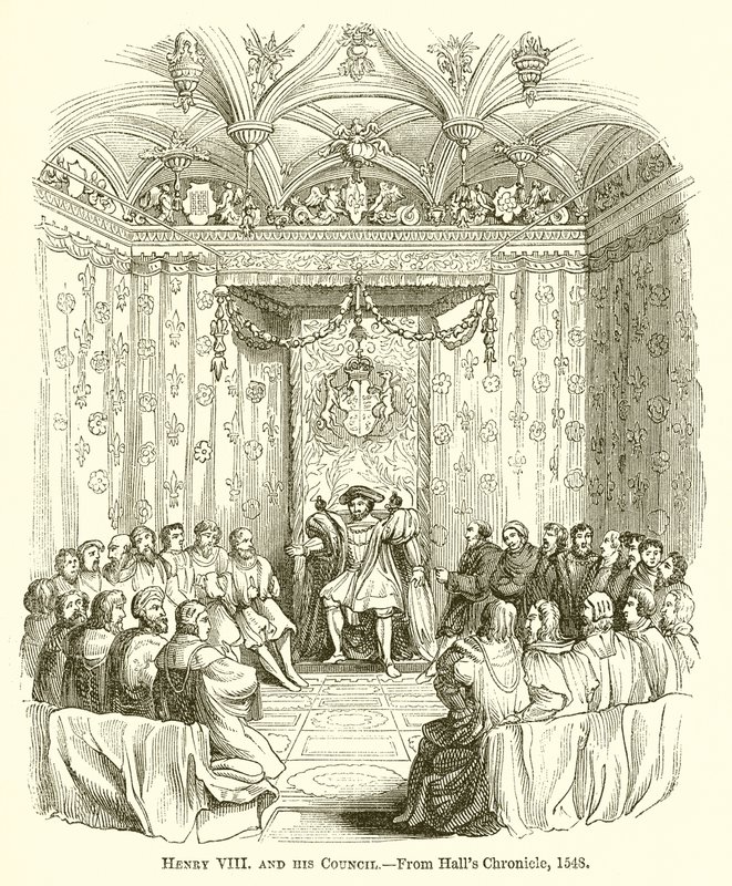 Henrik VIII ja hänen neuvostonsa tekijältä English School