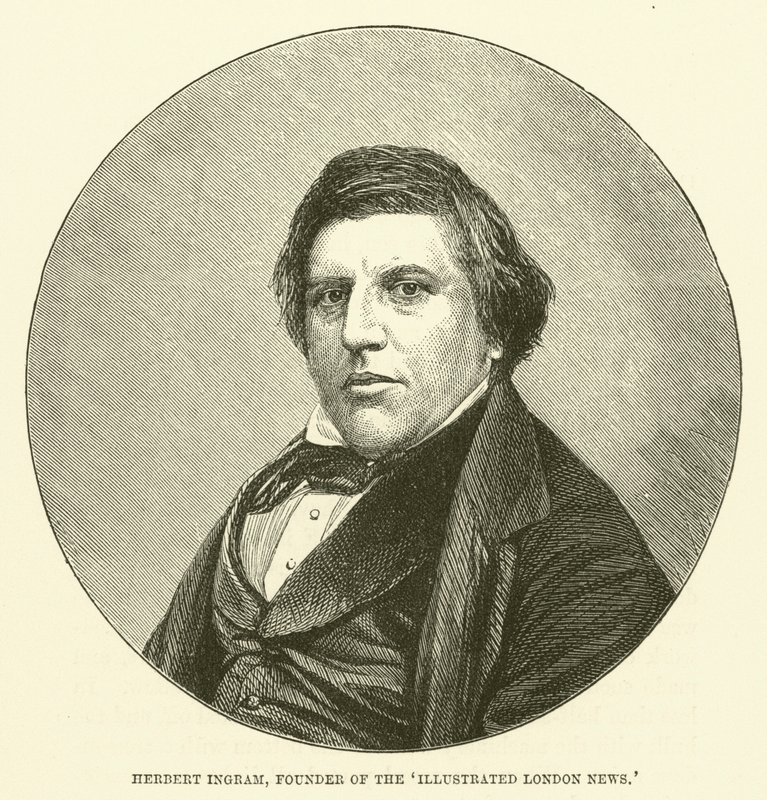 Herbert Ingram, Illustrated London Newsin perustaja (kaiverrus) tekijältä English School
