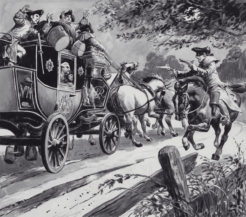Highwayman (guassi paperille) tekijältä English School