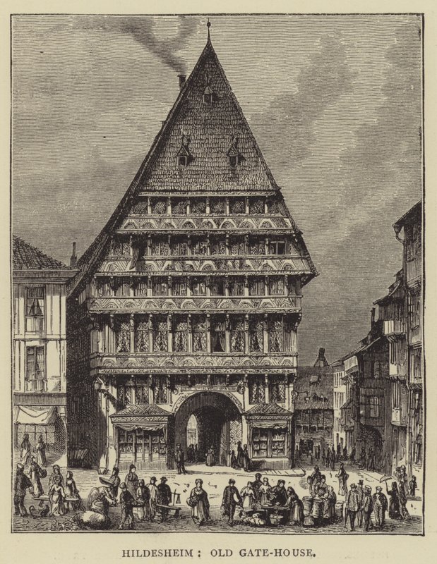 Hildesheim, Old Gate-House (kaiverrus) tekijältä English School