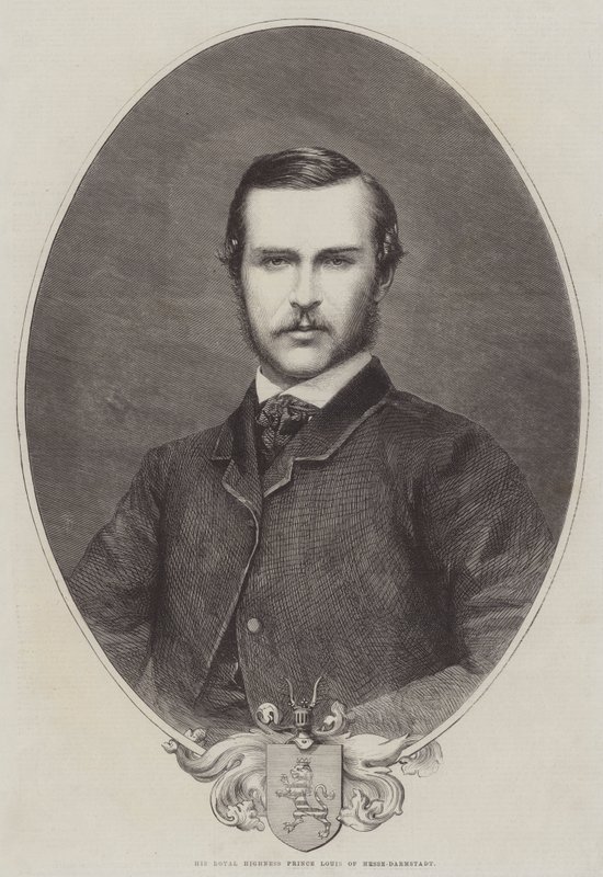 Hänen kuninkaallinen korkeutensa Hessen-Darmstadtin prinssi Louis (kaiverrus) tekijältä English School