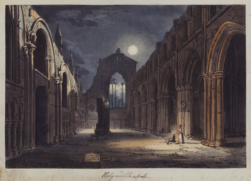 Holyrood Chapel, Edinburgh (värillinen kaiverrus) tekijältä English School