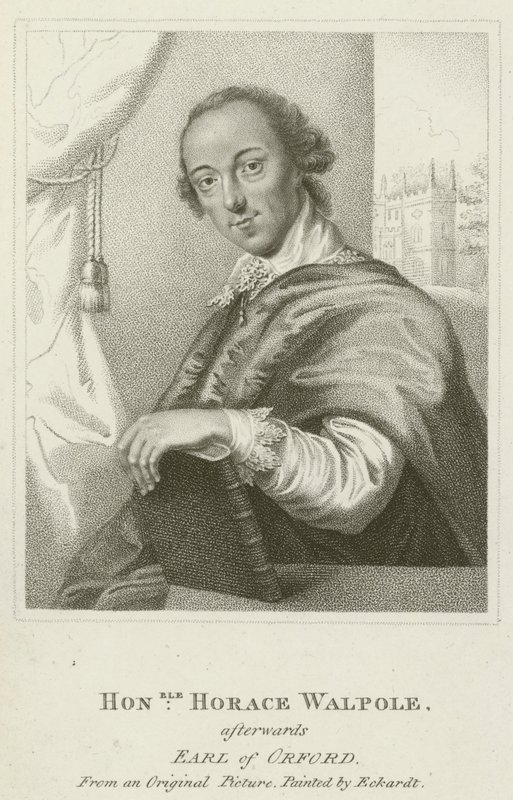 Arvoisa Horace Walpole, myöhemmin Earl of Orford (kaiverrus) tekijältä English School