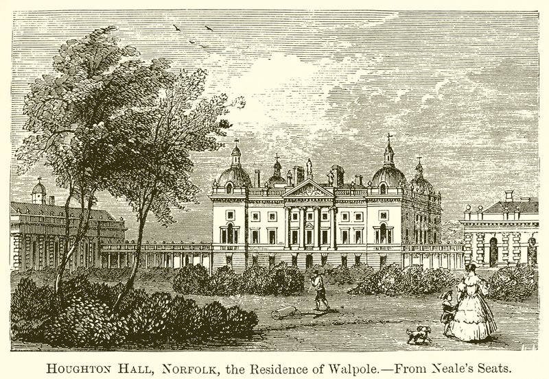 Houghton Hall, Norfolk, Walpolen asuinpaikka tekijältä English School