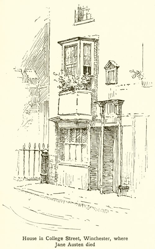 Talo College Streetillä, Winchesterissä, jossa Jane Austen kuoli tekijältä English School