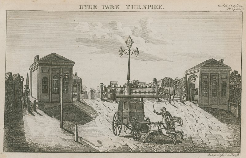 Hyde Park Turnpike, Hyde Park Corner, Lontoo tekijältä English School