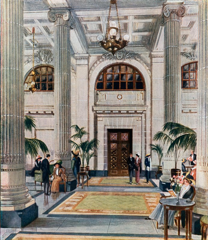 New Midland Adelphi -hotellin Hypostyle Hall, Liverpool tekijältä English School