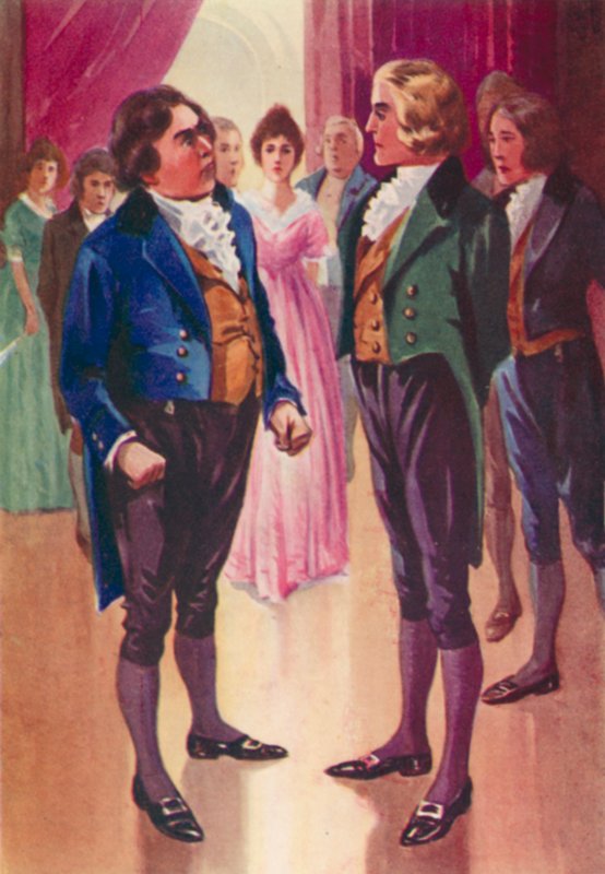 Dinah Maria Mulockin kuvitus John Halifax Gentlemanille (värinen lito) tekijältä English School