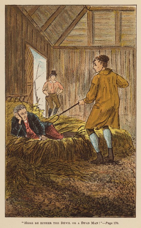 Kuvitus Tobias Smollettin The Adventures of Roderick Random -teokseen (väriliitos). tekijältä English School
