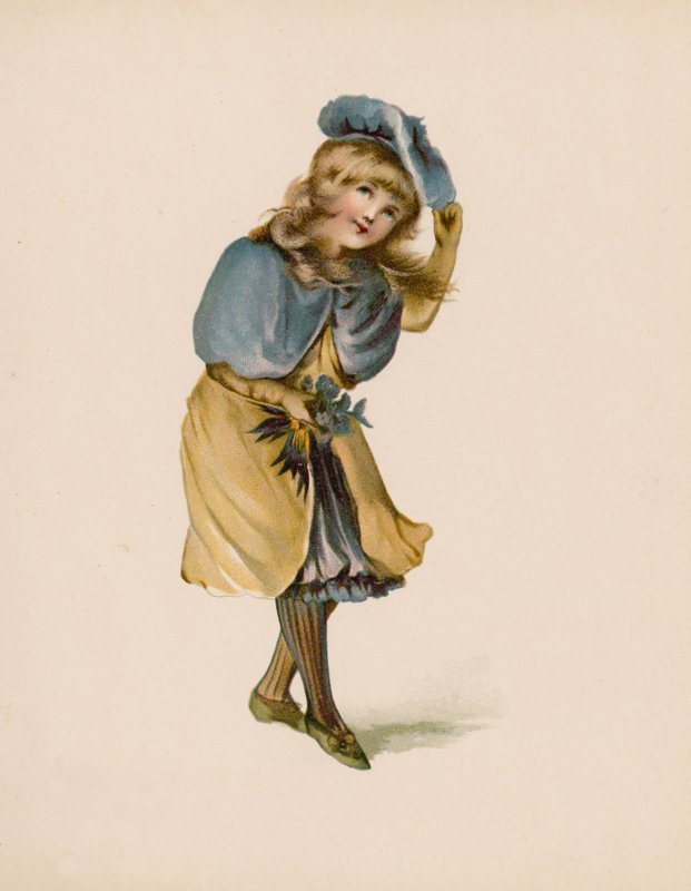 Illustration for Kukkien kieli (chromolitho) (kuvitus) tekijältä English School