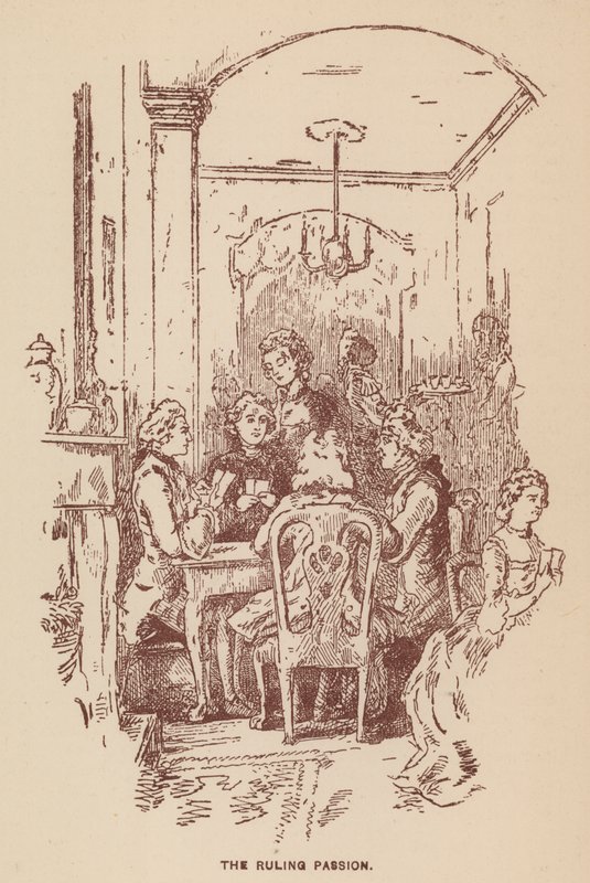 Thackerayn kuvitus Virginialaisille (litho) tekijältä English School