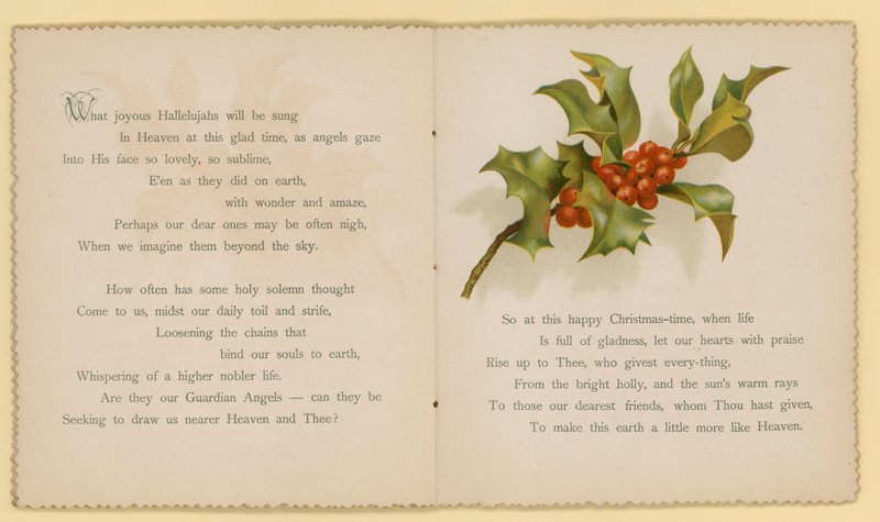 Dora Rossin kuvitus Tidings Of Joy -lehden kuvitukseen (värilitro). tekijältä English School